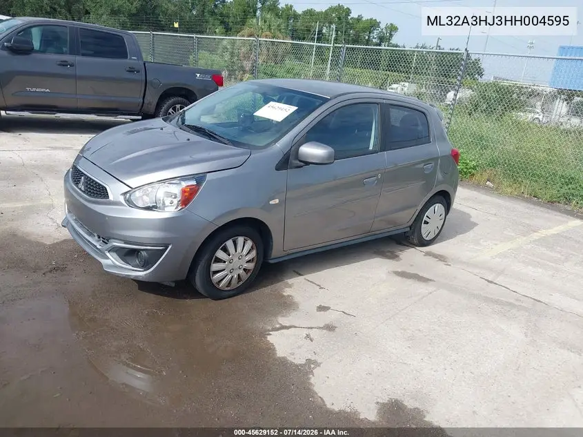 2017 Mitsubishi Mirage Es VIN: ML32A3HJ3HH004595 Lot: 45629152