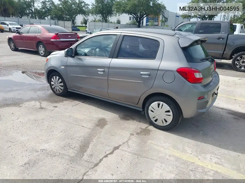 2017 Mitsubishi Mirage Es VIN: ML32A3HJ3HH004595 Lot: 45629152