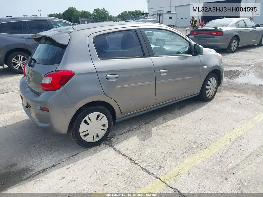 2017 Mitsubishi Mirage Es VIN: ML32A3HJ3HH004595 Lot: 45629152