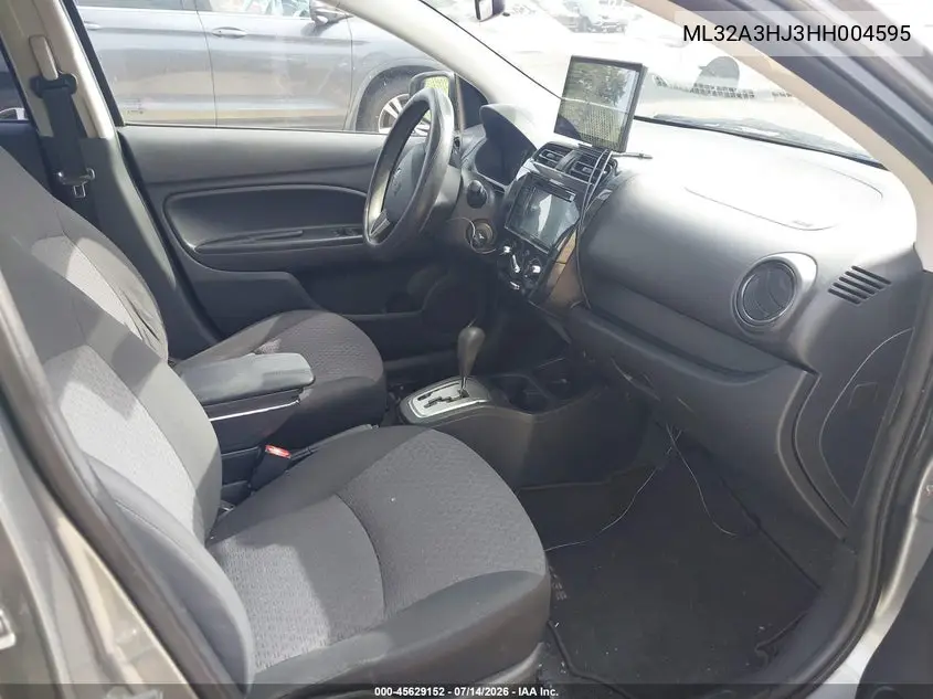 2017 Mitsubishi Mirage Es VIN: ML32A3HJ3HH004595 Lot: 45629152
