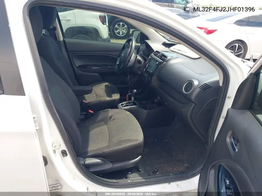 2018 Mitsubishi Mirage G4 Se VIN: ML32F4FJ2JHF01396 Lot: 45185829