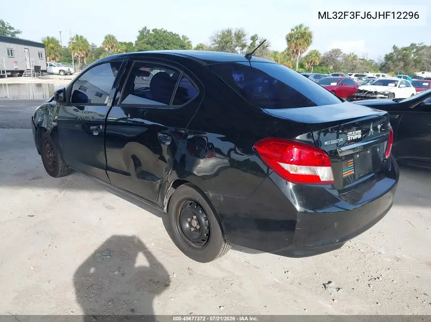 2018 Mitsubishi Mirage G4 Es VIN: ML32F3FJ6JHF12296 Lot: 45677372