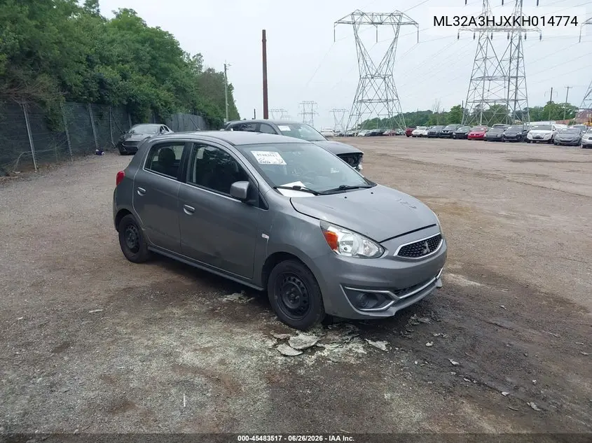 2019 Mitsubishi Mirage Es VIN: ML32A3HJXKH014774 Lot: 45483517