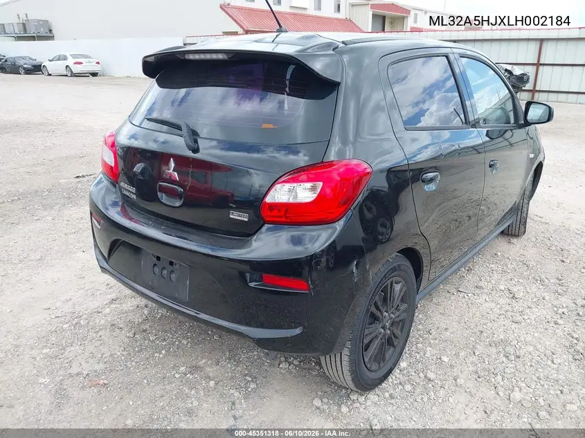 2020 Mitsubishi Mirage Le VIN: ML32A5HJXLH002184 Lot: 45351318