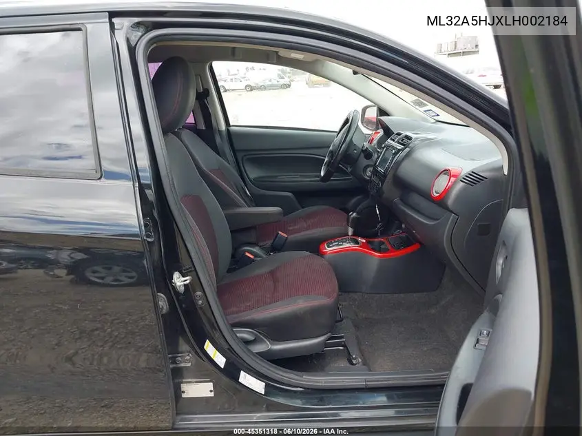 2020 Mitsubishi Mirage Le VIN: ML32A5HJXLH002184 Lot: 45351318