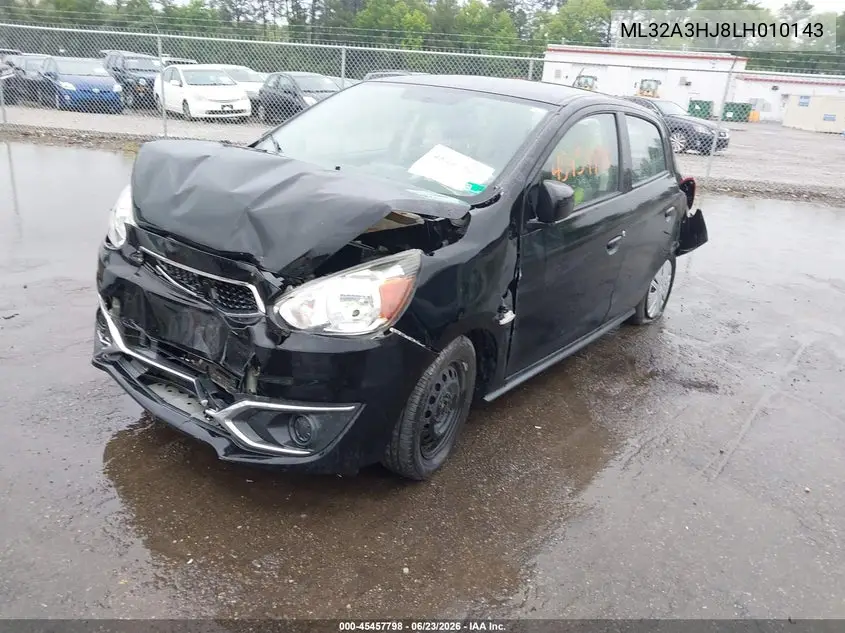 2020 Mitsubishi Mirage Es/Se VIN: ML32A3HJ8LH010143 Lot: 45457798