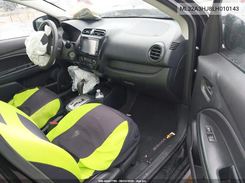 2020 Mitsubishi Mirage Es/Se VIN: ML32A3HJ8LH010143 Lot: 45457798