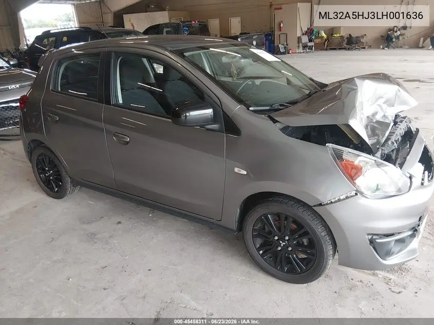 2020 Mitsubishi Mirage Le VIN: ML32A5HJ3LH001636 Lot: 45458311