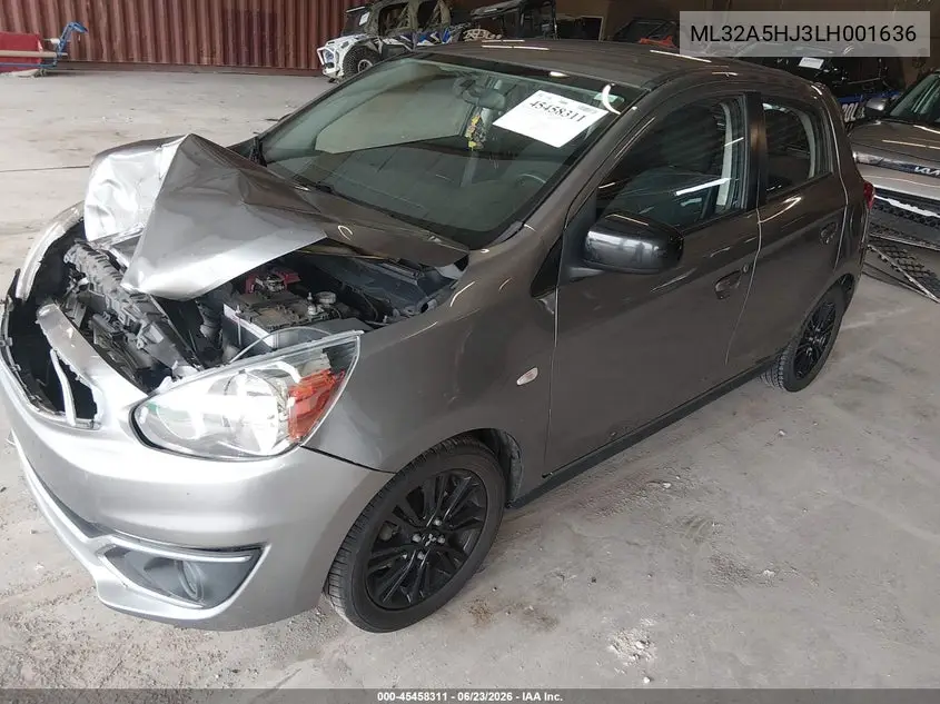 2020 Mitsubishi Mirage Le VIN: ML32A5HJ3LH001636 Lot: 45458311