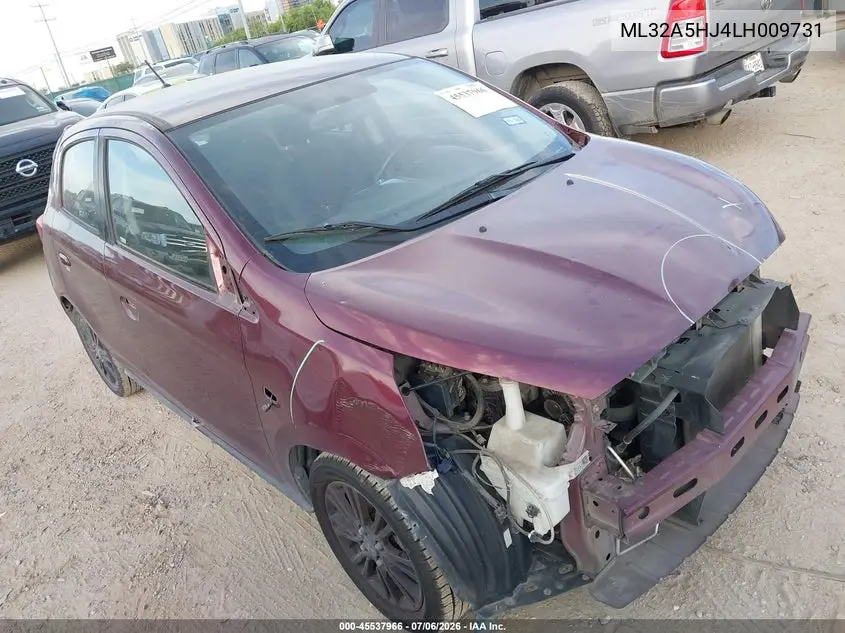 2020 Mitsubishi Mirage Gt/Le VIN: ML32A5HJ4LH009731 Lot: 45537966