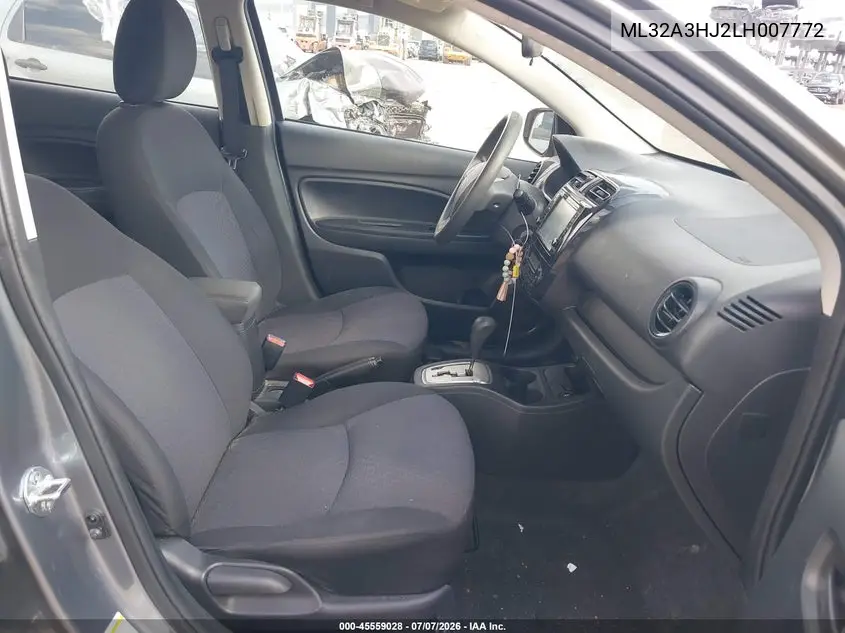 2020 Mitsubishi Mirage Es VIN: ML32A3HJ2LH007772 Lot: 45559028
