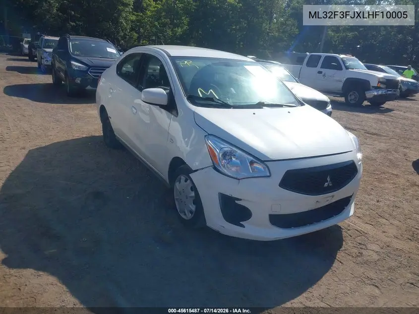 2020 Mitsubishi Mirage G4 Es VIN: ML32F3FJXLHF10005 Lot: 45615487