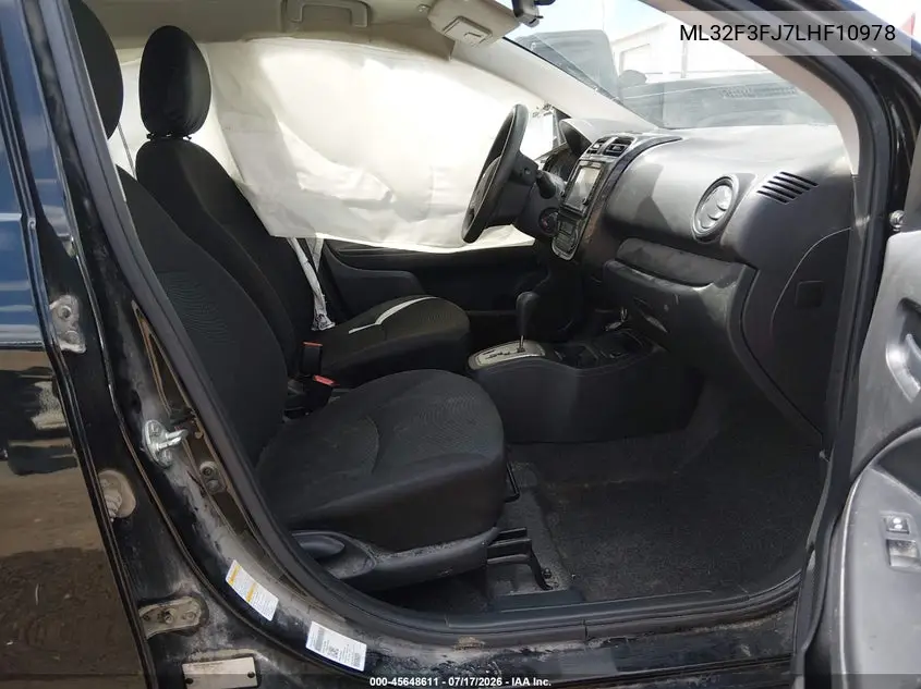 2020 Mitsubishi Mirage G4 Es VIN: ML32F3FJ7LHF10978 Lot: 45648611