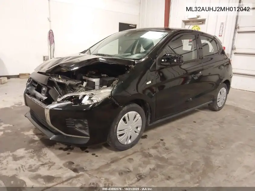 ML32AUHJ2MH012042 2021 Mitsubishi Mirage Carbonite Edition/Es/Le