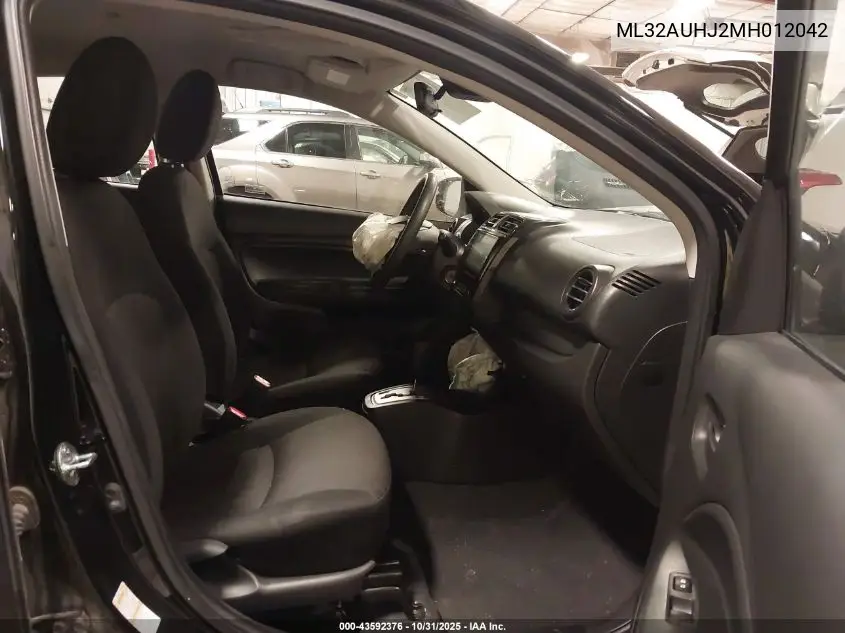 ML32AUHJ2MH012042 2021 Mitsubishi Mirage Carbonite Edition/Es/Le