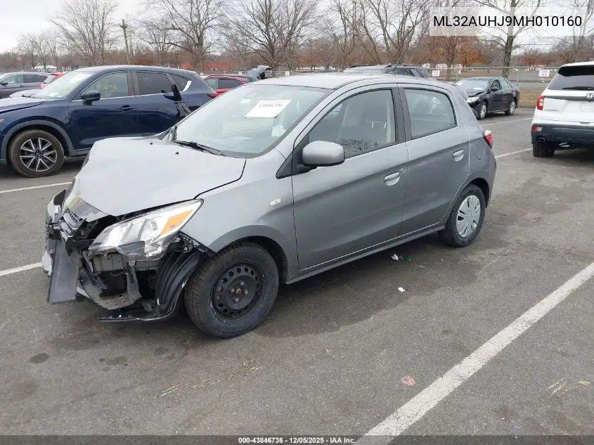 ML32AUHJ9MH010160 2021 Mitsubishi Mirage Carbonite Edition/Es/Le