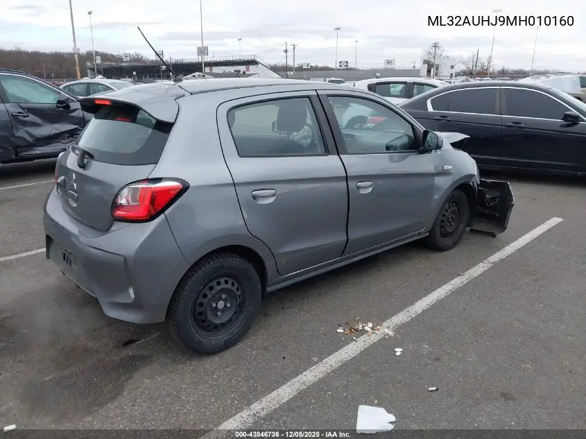 ML32AUHJ9MH010160 2021 Mitsubishi Mirage Carbonite Edition/Es/Le