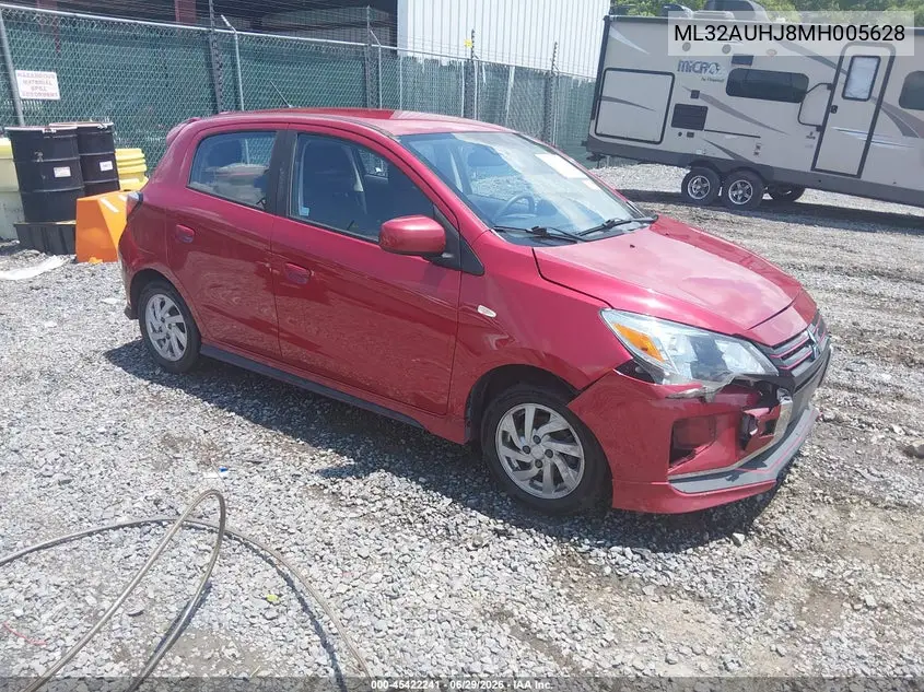 2021 Mitsubishi Mirage Carbonite Edition/Es/Le VIN: ML32AUHJ8MH005628 Lot: 45422241