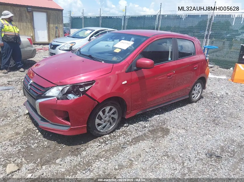 2021 Mitsubishi Mirage Carbonite Edition/Es/Le VIN: ML32AUHJ8MH005628 Lot: 45422241