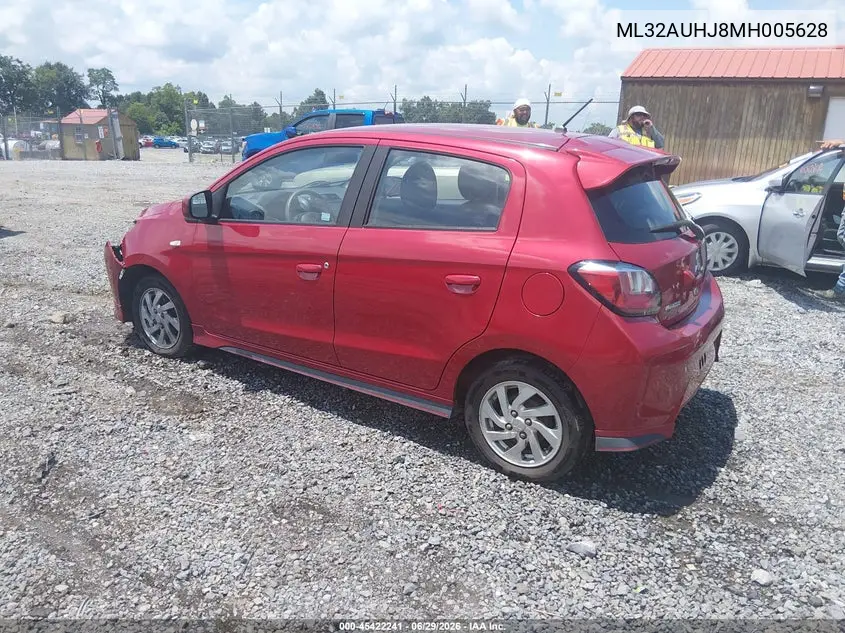 2021 Mitsubishi Mirage Carbonite Edition/Es/Le VIN: ML32AUHJ8MH005628 Lot: 45422241