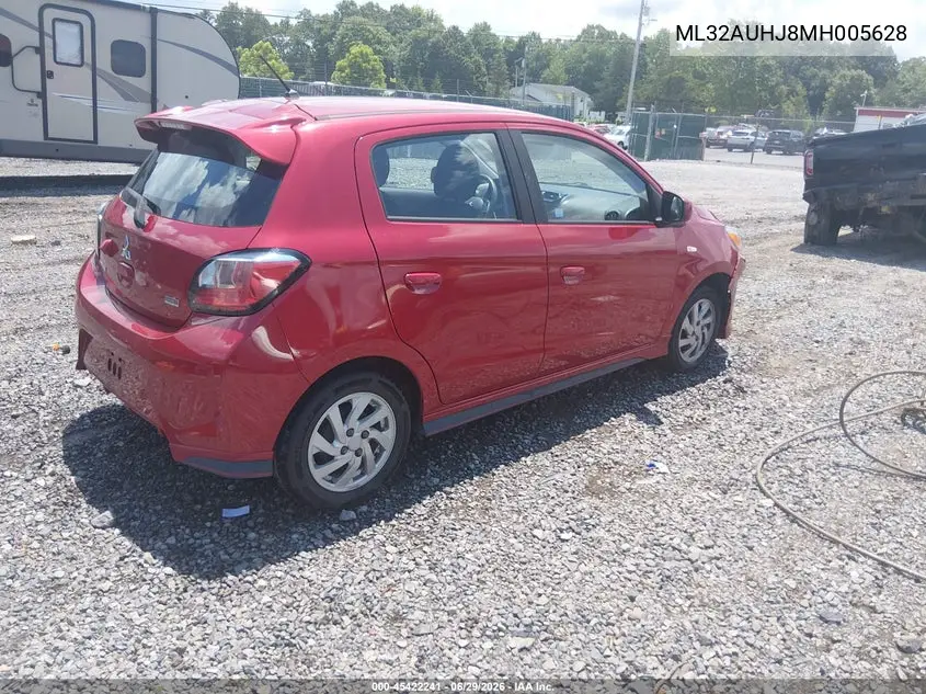 2021 Mitsubishi Mirage Carbonite Edition/Es/Le VIN: ML32AUHJ8MH005628 Lot: 45422241