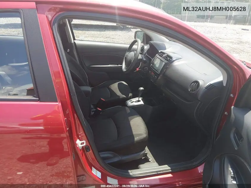 2021 Mitsubishi Mirage Carbonite Edition/Es/Le VIN: ML32AUHJ8MH005628 Lot: 45422241