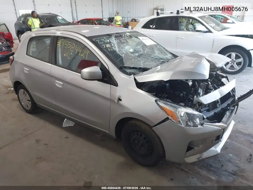 2021 Mitsubishi Mirage Carbonite Edition/Es/Le VIN: ML32AUHJ8MH005676 Lot: 45584429