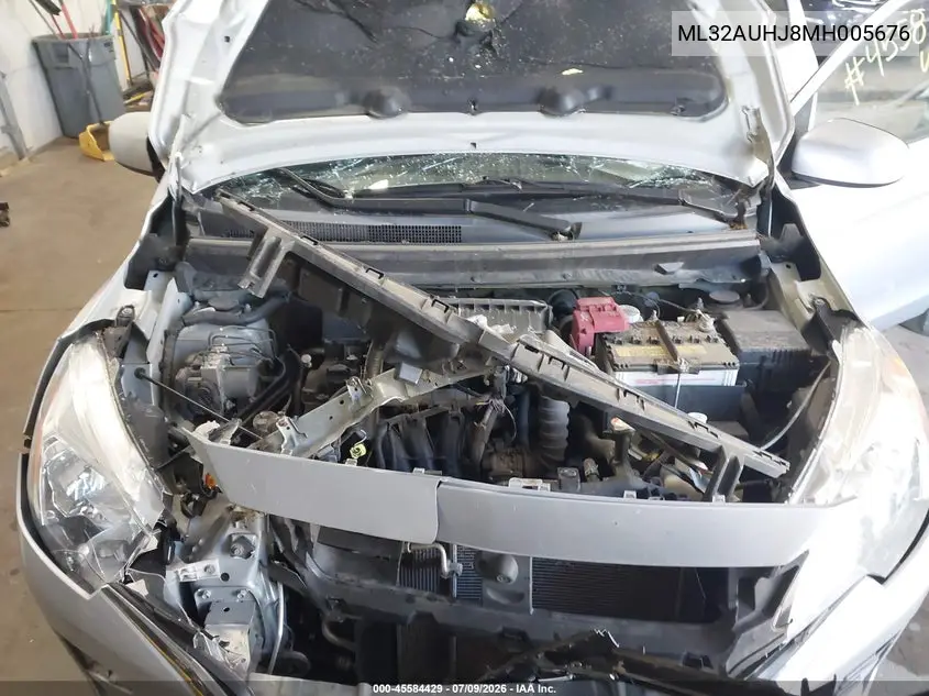 2021 Mitsubishi Mirage Carbonite Edition/Es/Le VIN: ML32AUHJ8MH005676 Lot: 45584429