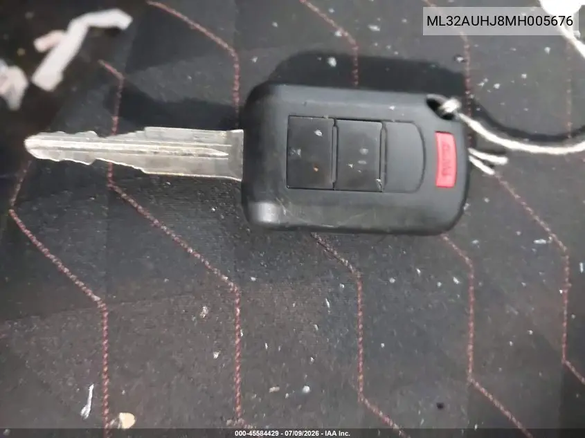 2021 Mitsubishi Mirage Carbonite Edition/Es/Le VIN: ML32AUHJ8MH005676 Lot: 45584429