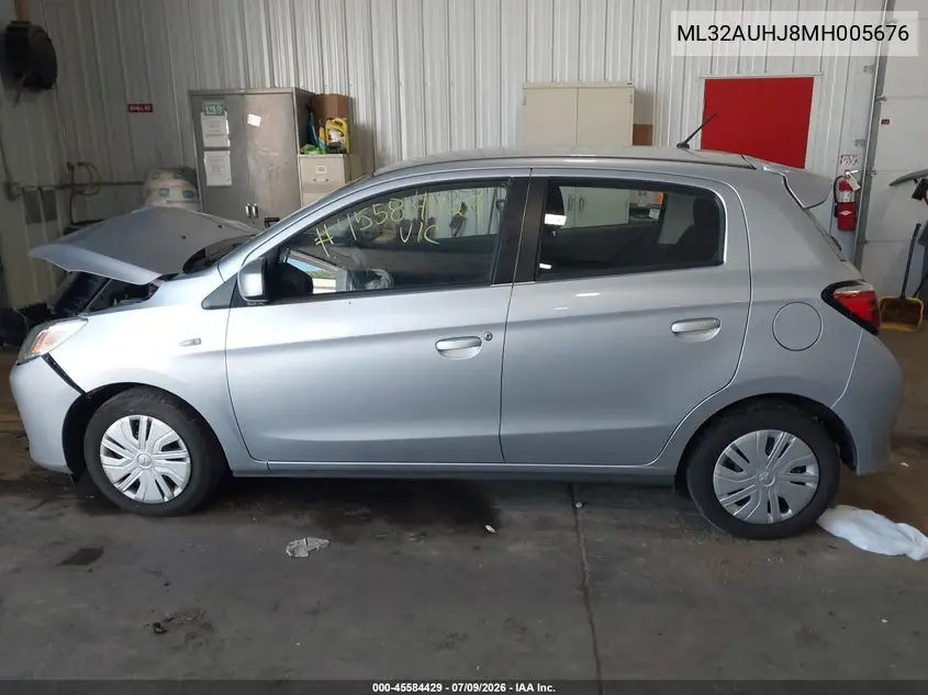 2021 Mitsubishi Mirage Carbonite Edition/Es/Le VIN: ML32AUHJ8MH005676 Lot: 45584429