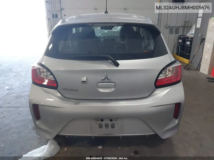 2021 Mitsubishi Mirage Carbonite Edition/Es/Le VIN: ML32AUHJ8MH005676 Lot: 45584429