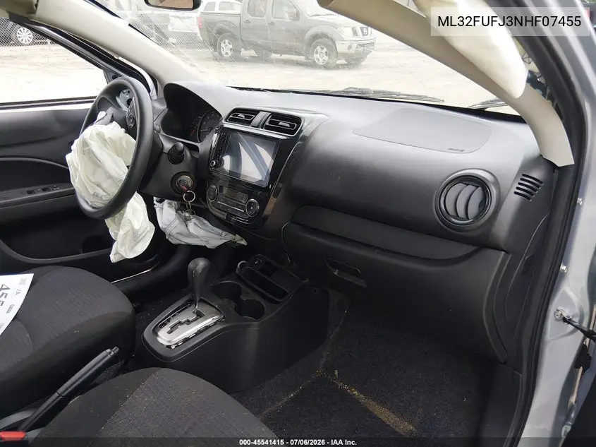 2022 Mitsubishi Mirage G4 Es VIN: ML32FUFJ3NHF07455 Lot: 45541415