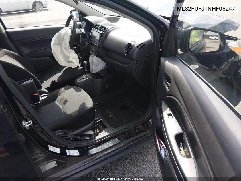 2022 Mitsubishi Mirage G4 Black Edition/Es/Le VIN: ML32FUFJ1NHF08247 Lot: 45623819