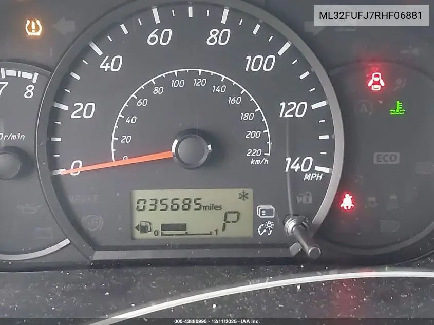 ML32FUFJ7RHF06881 2024 Mitsubishi Mirage G4 Es