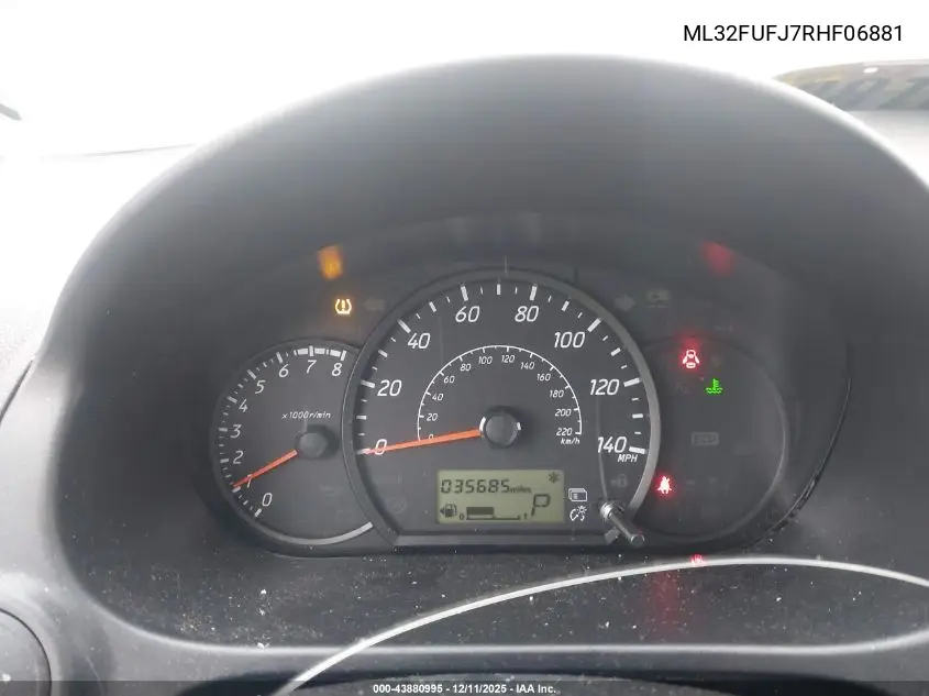 ML32FUFJ7RHF06881 2024 Mitsubishi Mirage G4 Es