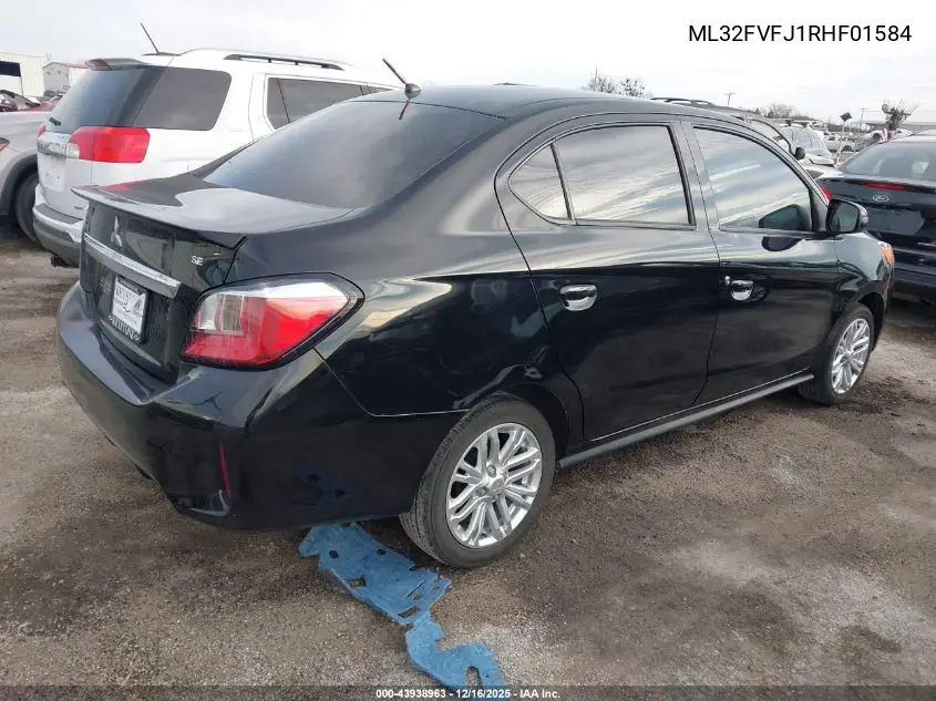 ML32FVFJ1RHF01584 2024 Mitsubishi Mirage G4 Se