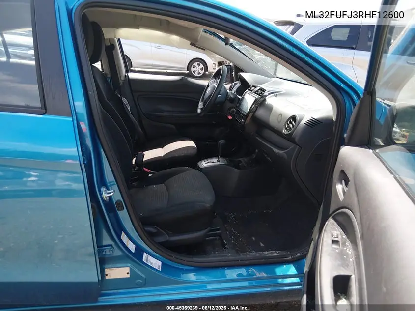 2024 Mitsubishi Mirage G4 Le VIN: ML32FUFJ3RHF12600 Lot: 45369239