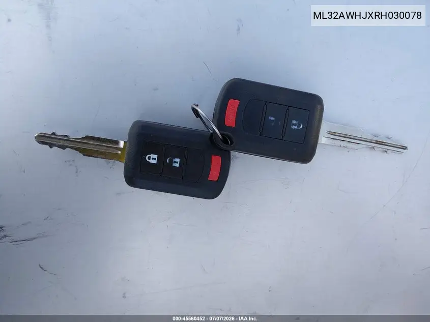 2024 Mitsubishi Mirage Black Edition VIN: ML32AWHJXRH030078 Lot: 45560452