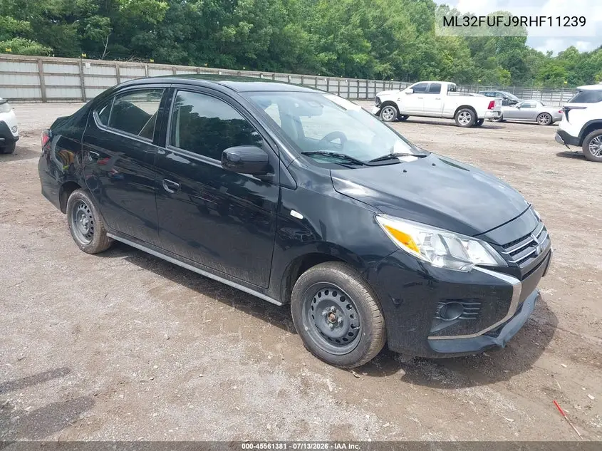 2024 Mitsubishi Mirage G4 Black Edition/Es/Le VIN: ML32FUFJ9RHF11239 Lot: 45561381