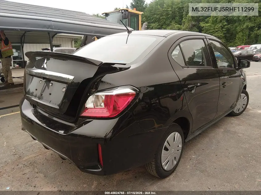 2024 Mitsubishi Mirage G4 Black Edition/Es/Le VIN: ML32FUFJ5RHF11299 Lot: 45624765