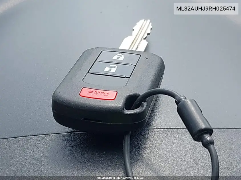 2024 Mitsubishi Mirage Es/Le VIN: ML32AUHJ9RH025474 Lot: 45661983
