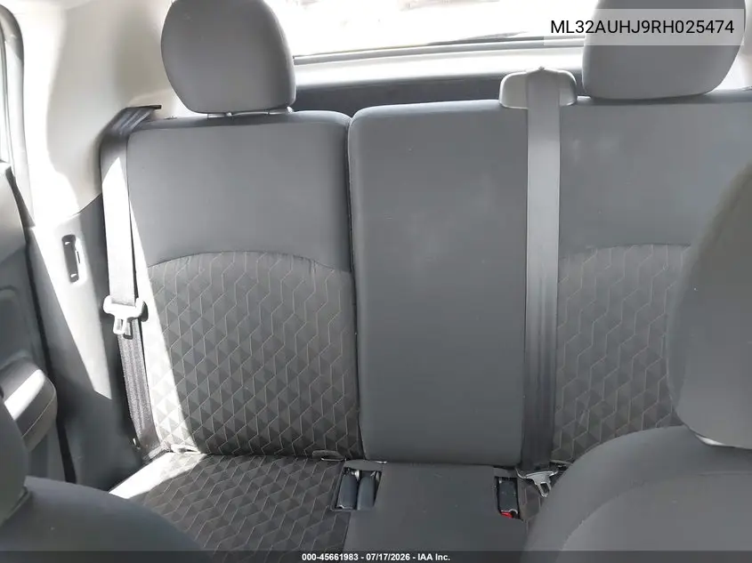 2024 Mitsubishi Mirage Es/Le VIN: ML32AUHJ9RH025474 Lot: 45661983