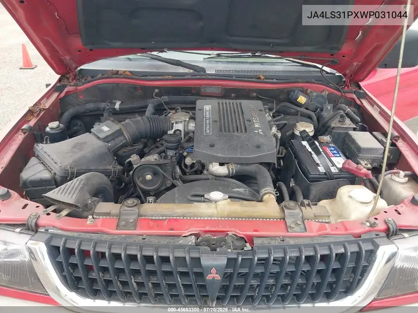 1998 Mitsubishi Montero Sport Ls VIN: JA4LS31PXWP031044 Lot: 45653300