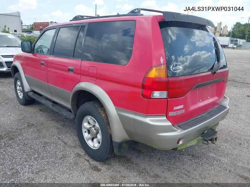 1998 Mitsubishi Montero Sport Ls VIN: JA4LS31PXWP031044 Lot: 45653300