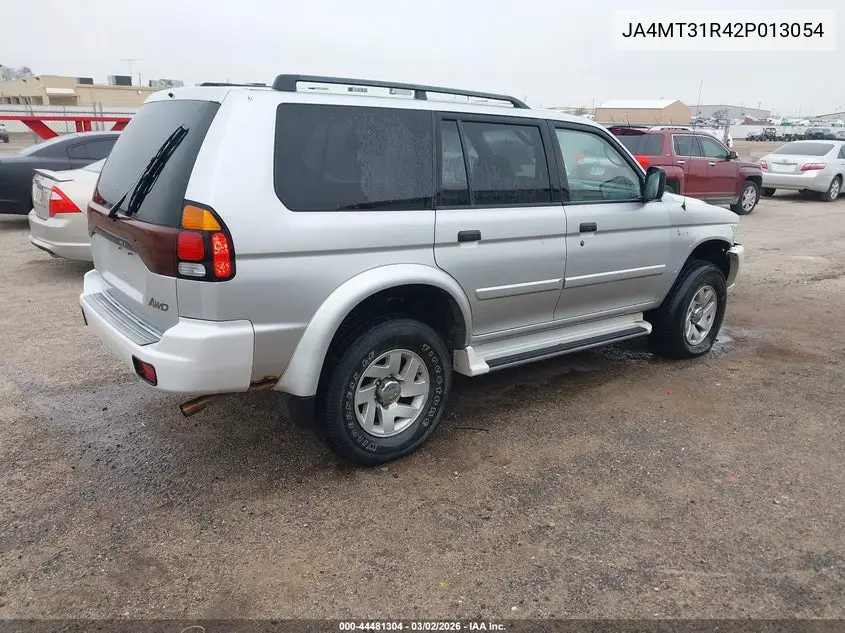 2002 Mitsubishi Montero Sport Xls VIN: JA4MT31R42P013054 Lot: 44481304