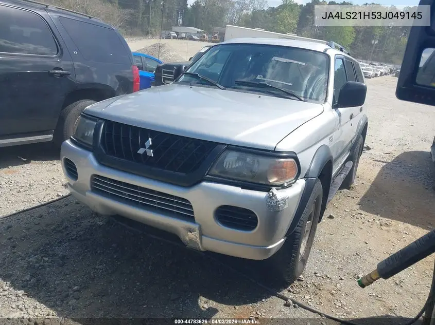 2003 Mitsubishi Montero Sport Es/Ls VIN: JA4LS21H53J049145 Lot: 44783626