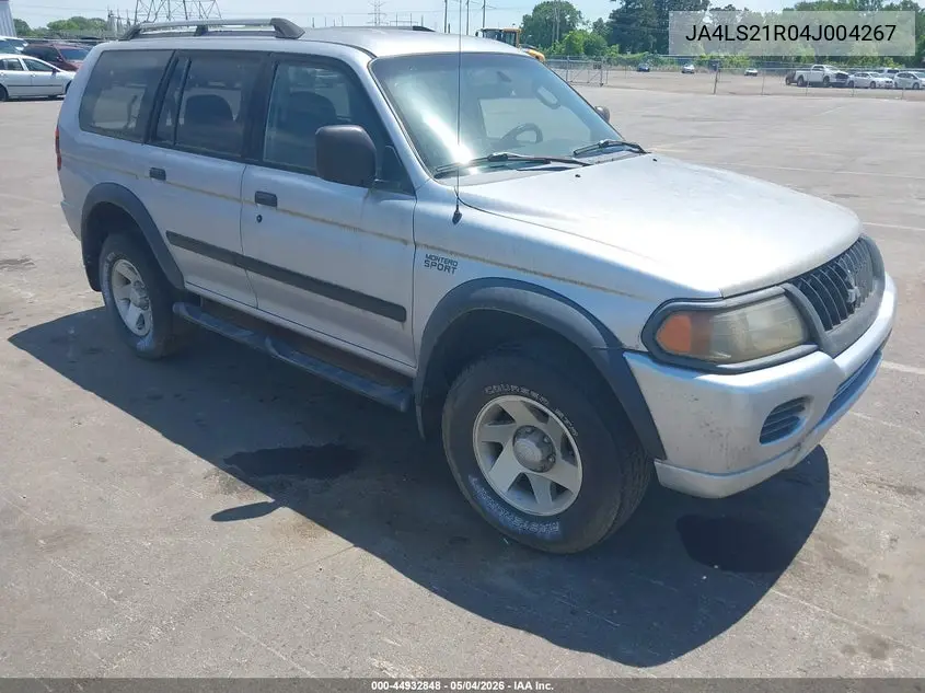 2004 Mitsubishi Montero Sport Ls VIN: JA4LS21R04J004267 Lot: 44932848