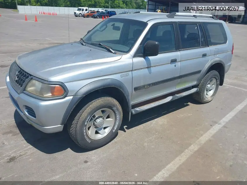 2004 Mitsubishi Montero Sport Ls VIN: JA4LS21R04J004267 Lot: 44932848