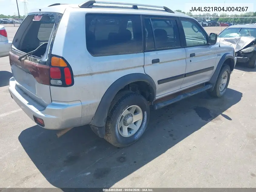 2004 Mitsubishi Montero Sport Ls VIN: JA4LS21R04J004267 Lot: 44932848