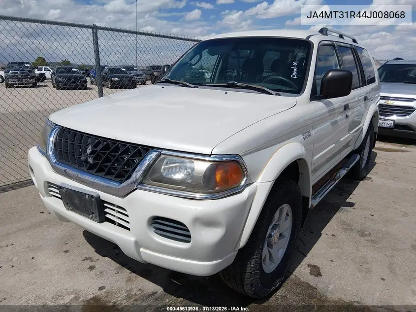 2004 Mitsubishi Montero Sport Xls VIN: JA4MT31R44J008068 Lot: 45613936
